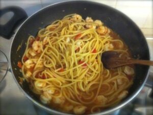 pasta-gamberi-samedi