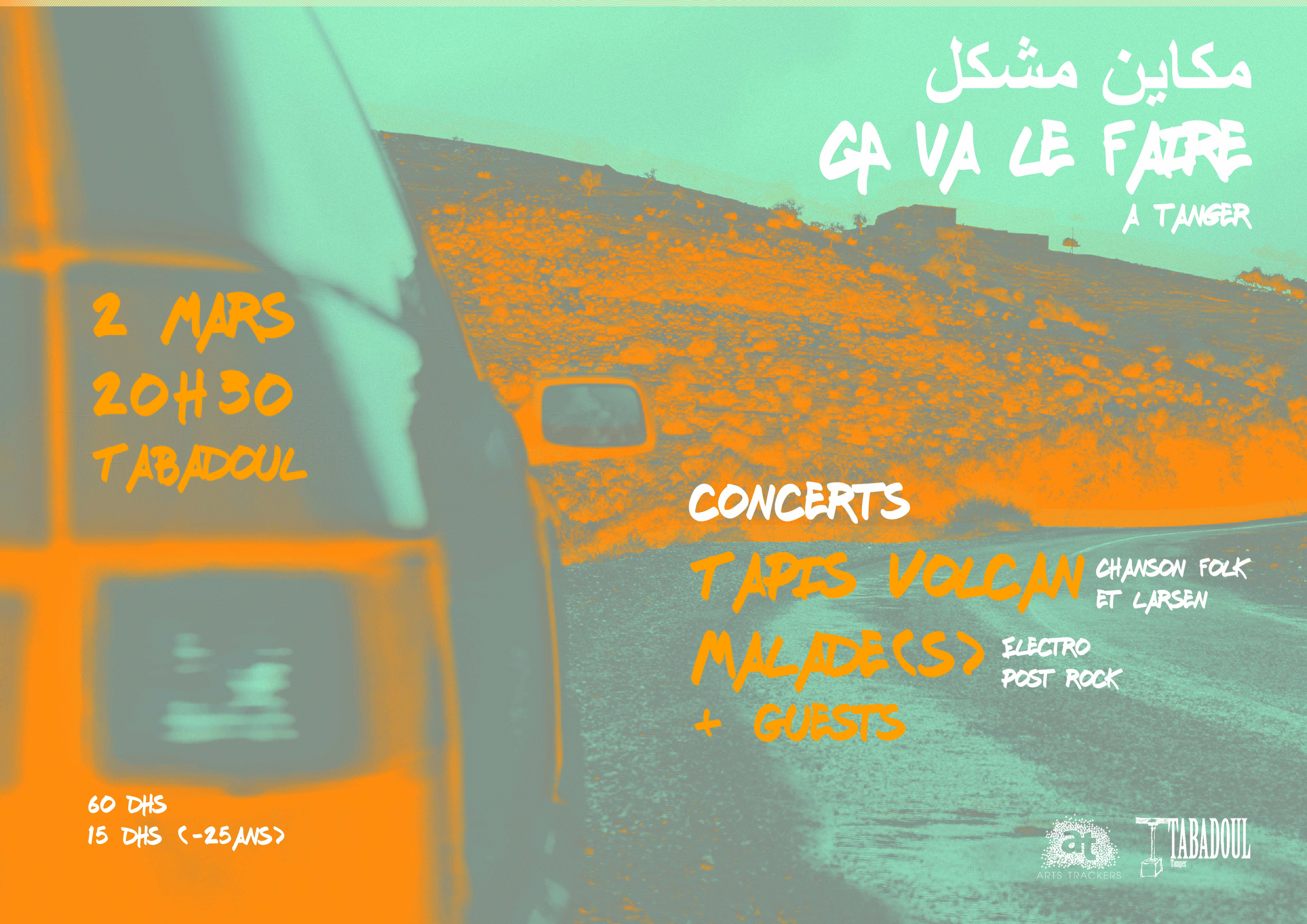 Concert MALADES – TAPIS VOLCAN & JY BLUES